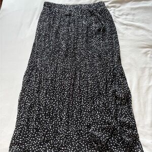 Black and White Polka Dot Women's Skirt